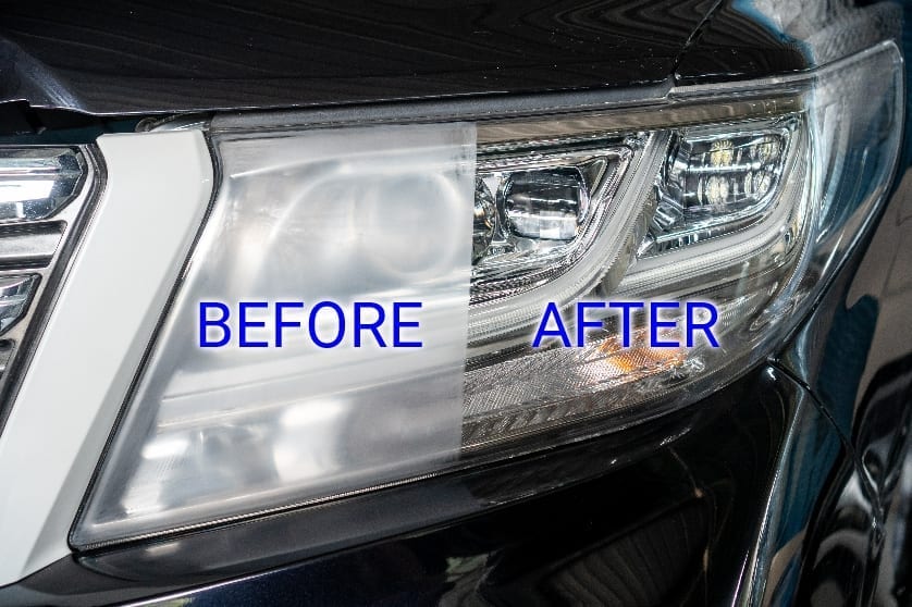 Headlight restoration is part of the professional detailing Santa Rosa Pro Wash offers.